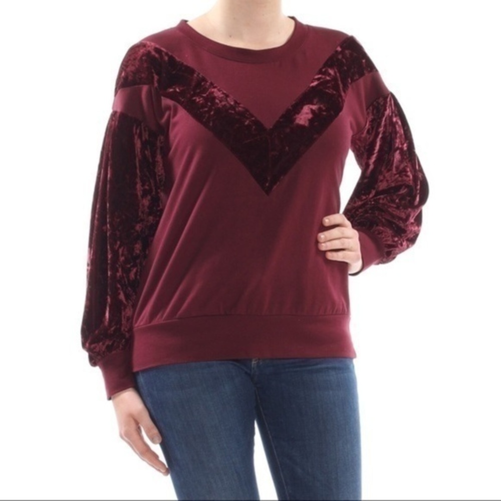 William Rast retro pull over sweater